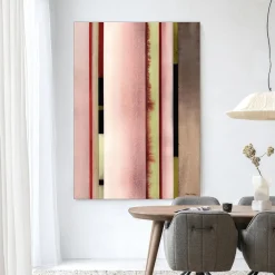 Urban Cotton Wandkleden|Wandkleed Vertical Rose in maat en frame naar keuze