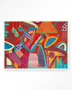 Urban Cotton Wandkleden|Wandkleed Vida Marina in maat en frame naar keuze