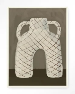 Urban Cotton Wandkleden|Wandkleed Vivid Vase 05 in maat en frame naar keuze