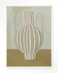 Urban Cotton Wandkleden|Wandkleed Vivid Vase 04 in maat en frame naar keuze