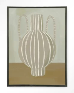 Urban Cotton Wandkleden|Wandkleed Vivid Vase 04 in maat en frame naar keuze