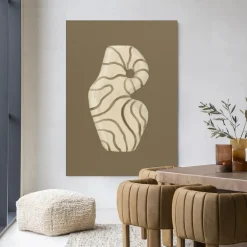 Urban Cotton Wandkleden|Wandkleed Vivid Vase 09 in maat en frame naar keuze