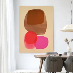 Urban Cotton Wandkleden|Wandkleed Warm Haze in maat en frame naar keuze