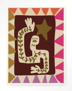 Urban Cotton Wandkleden|Wandkleed Wave in maat en frame naar keuze