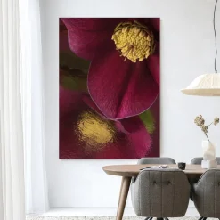 Urban Cotton Wandkleden|Wandkleed Weerspiegeling Van Een Kerstroos in maat en frame naar keuze