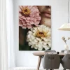 Urban Cotton Wandkleden|Wandkleed Zinnia in maat en frame naar keuze