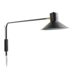 Kave Home Wandlampen|Wandlamp Aria XL Zwart