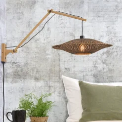 GOOD&MOJO Wandlampen|Wandlamp Bali 60cm, Bamboe Naturel
