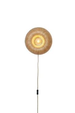 GOOD&MOJO Wandlampen|Wandlamp Barbados Bamboe, 35cm