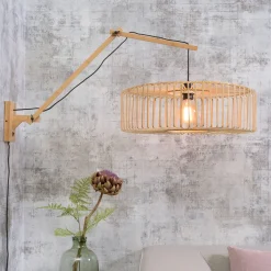 GOOD&MOJO Wandlampen|Wandlamp Bromo 60cm, Bamboe Naturel