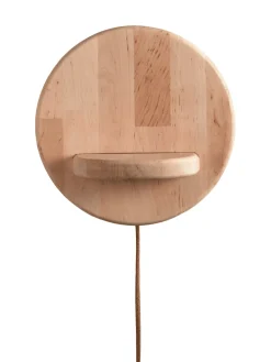 GOOD&MOJO Wandlampen|Wandlamp Corsica Beukenhout