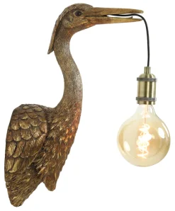 Light & Living Wandlampen|Wandlamp Crane Antiek brons