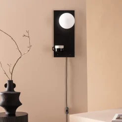 Nohr Wandlampen|Wandlamp Damara Met wandplankje