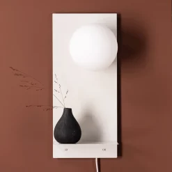 Nohr Wandlampen|Wandlamp Damara Met wandplankje
