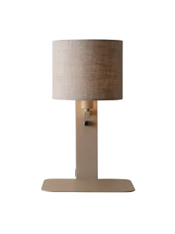 it's about RoMi Wandlampen|Wandlamp Florence Met plankje en USB, kleur Zand
