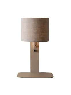it's about RoMi Wandlampen|Wandlamp Florence Met plankje en USB, kleur Zand