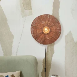 GOOD&MOJO Wandlampen|Wandlamp Iguazu Jute, 40cm Naturel
