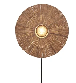 GOOD&MOJO Wandlampen|Wandlamp Iguazu Jute, 55cm Naturel