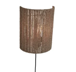 GOOD&MOJO Wandlampen|Wandlamp Iguazu Jute, kleur Naturel