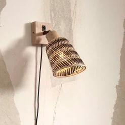 GOOD&MOJO Wandlampen|Wandlamp Java Bamboe