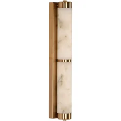 Richmond Interiors Wandlampen|Wandlamp Lycke Marmerlook, 60cm Goud