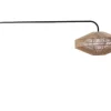 Light & Living Wandlampen|Wandlamp Lyra kleur Naturel/Mat Zwart