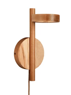 GOOD&MOJO Wandlampen|Wandlamp Okinawa Essenhout, kleur Naturel