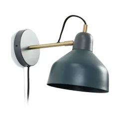 Kave Home Wandlampen|Wandlamp Olimpia kleur Petrolblauw Donkerblauw