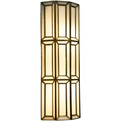 Richmond Interiors Wandlampen|Wandlamp Opal kleur Brass Antique Antique Brass
