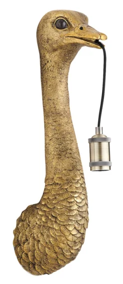 Light & Living Wandlampen|Wandlamp Ostrich, 57.5cm, kleur Antiek Brons
