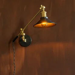 Dutchbone Wandlampen|Wandlamp Penelope kleur Zwart