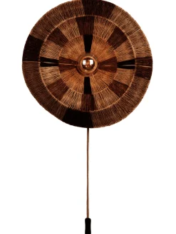 GOOD&MOJO Wandlampen|Wandlamp Serengeti Jute, 45cm, kleur Naturel/Bruin