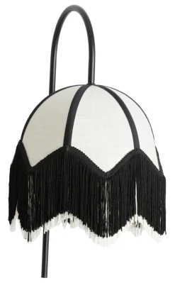 Light & Living Wandlampen|Wandlamp Sulina Linnen, kleur Wit/Zwart