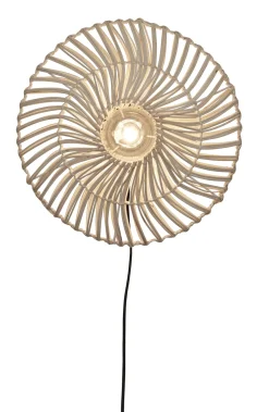 GOOD&MOJO Wandlampen|Wandlamp Zanzibar Rotan, 40cm