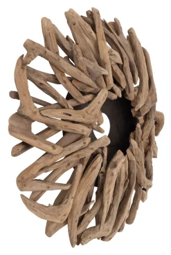 MUST Living Wandlampen|Wandlamp Zena Teakhout, 50cm