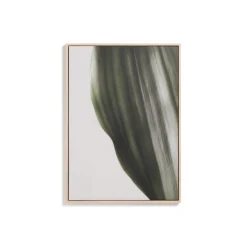 Kave Home Wandpanelen|Wandpaneel Foliae Bladmotief, 72 x 52cm Groen