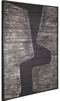 MUST Living Wandpanelen|Wandpaneel Opposites Attract Zwart, Antraciet