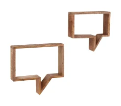 Artistiq Living Wandrekjes & Wandplanken|Wandplank Aeden Mangohout, Set van 2 stuks
