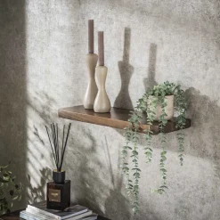 LifestyleFurn Wandrekjes & Wandplanken|Wandplank Alania Acaciahout Massief acacia bruin
