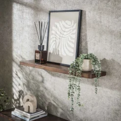 LifestyleFurn Wandrekjes & Wandplanken|Wandplank Alania Acaciahout Massief acacia bruin