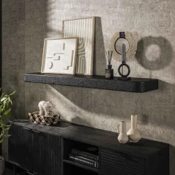 LifestyleFurn Wandrekjes & Wandplanken|Wandplank Doria Liquid metal Grijs