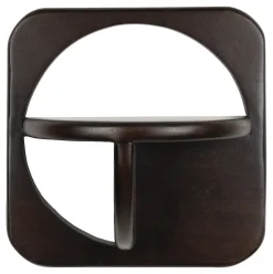 ZILT Wandrekjes & Wandplanken|Wandplank Falynn Walnootlook, Set van 2 stuks