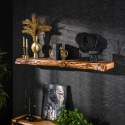 LifestyleFurn Wandrekjes & Wandplanken|Wandplank Mac Acaciahout Massief acacia naturel
