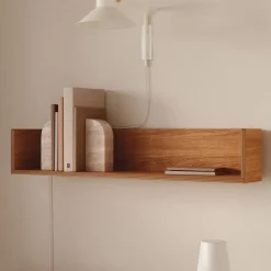 Kave Home Wandrekjes & Wandplanken|Wandplank Octavia Essenhout