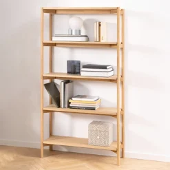 Bendt Boekenkasten|Wandrekken & Wandkasten|Wandrek Calais Eiken , 160 x 86cm Naturel