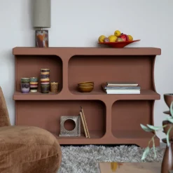 Dutchbone Wandrekken & Wandkasten|Wandrek Dundee 85 x 120cm, kleur Terra