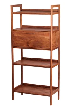 Tower Living Wandrekken & Wandkasten|Wandrek Falcone Met 1 deur, Acaciahout, 200 x 90cm