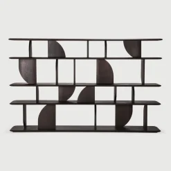 Ethnicraft Wandrekken & Wandkasten|Wandrek Geometric Hout, 130 x 210cm