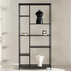 Nohr Wandrekken & Wandkasten|Wandrek Keia 164 x 80cm, kleur Zwart