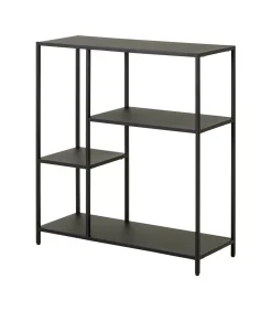 Bendt Wandrekken & Wandkasten|Wandrek Lua 80 x 86cm, kleur Zwart